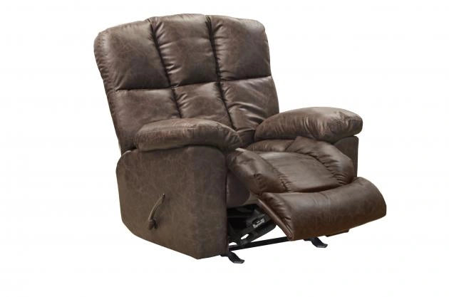 Catnapper Furniture Mayfield Glider Recliner in Saddle