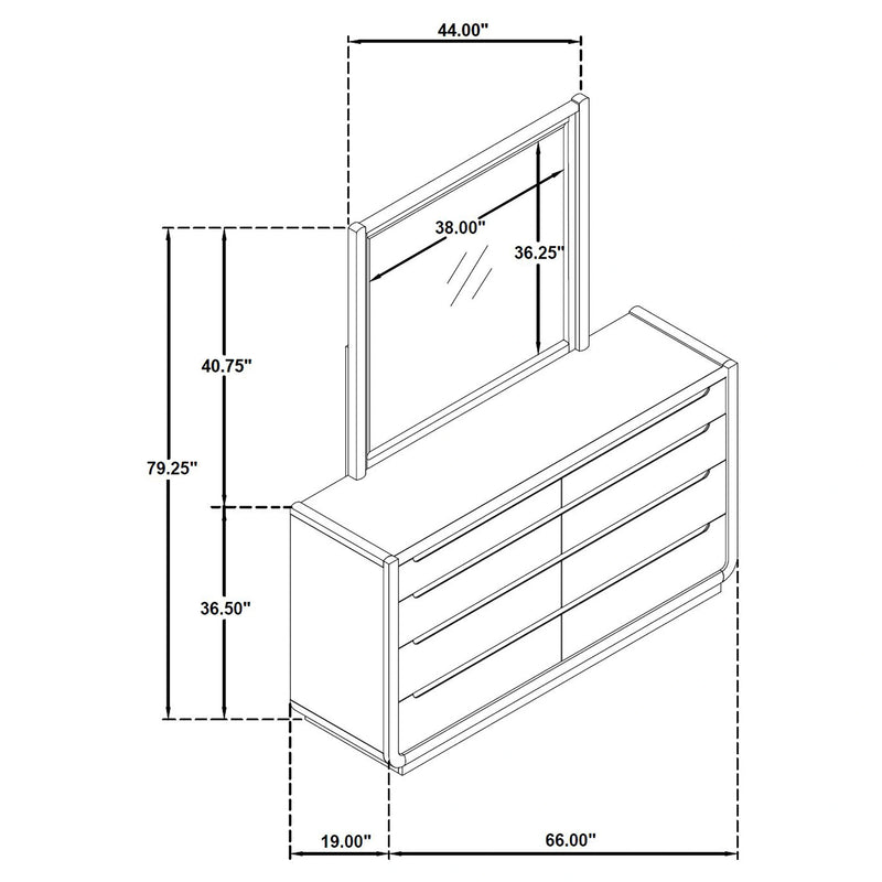 Leandro Dresser with Mirror