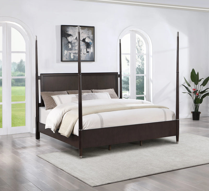 Emberlyn Four-Poster Panel Bed
