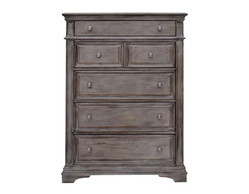 Steve Silver Highland Park 6 Drawer Chest in Waxed Driftwood