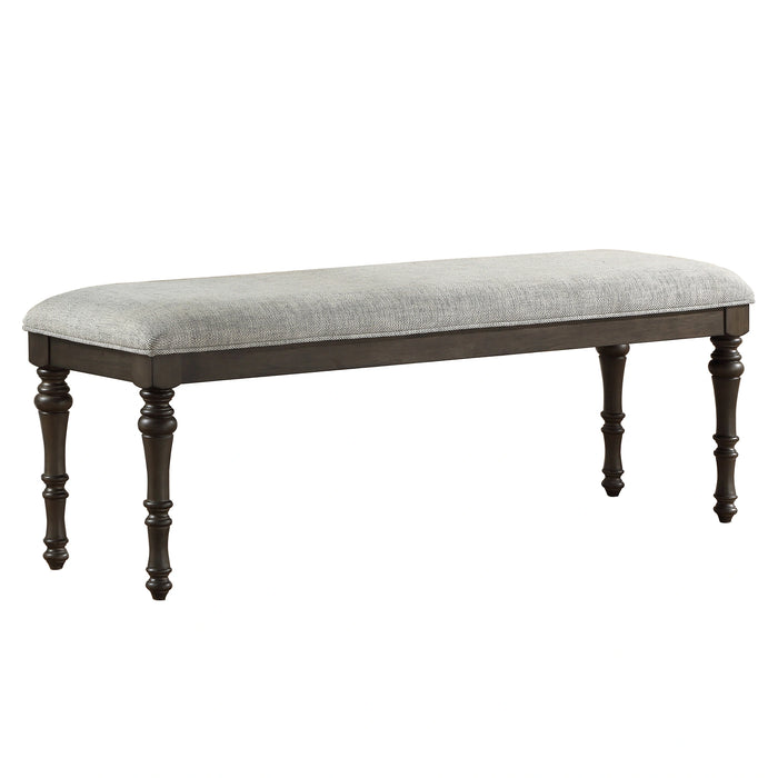 Steve Silver Linnett Bench in Slate