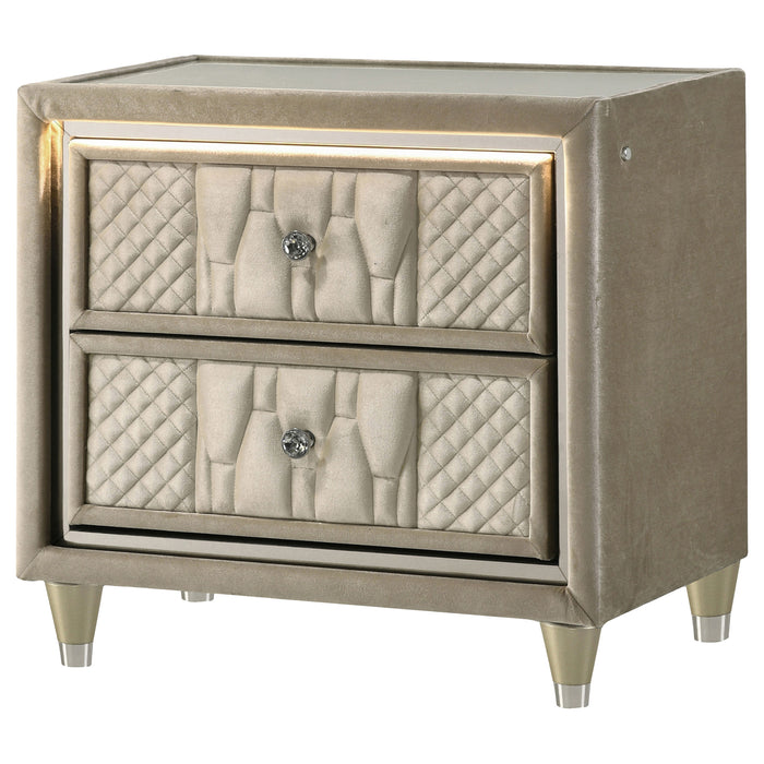 Lorient Nightstand with LED Lighting