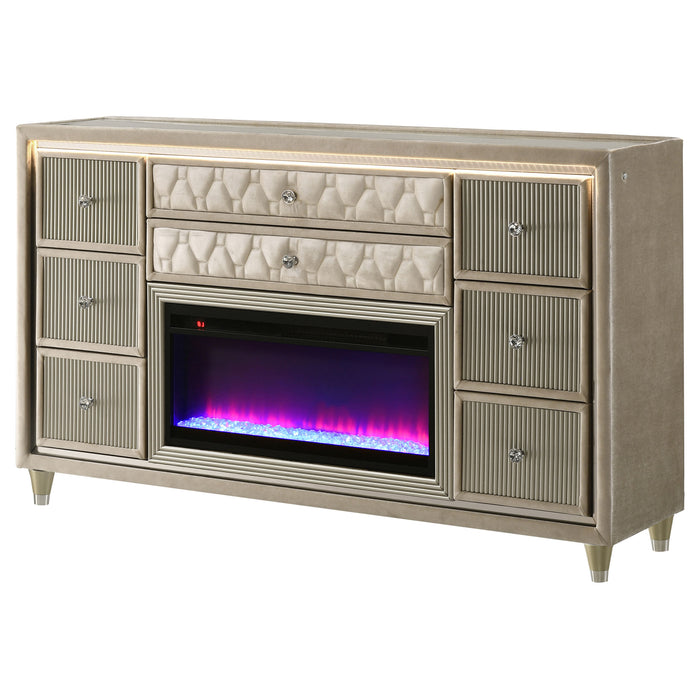 Lorient LED Dresser with Flame Visualizer