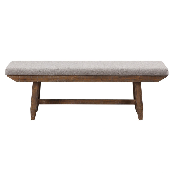 Steve Silver Riverdale Bench in Driftwood