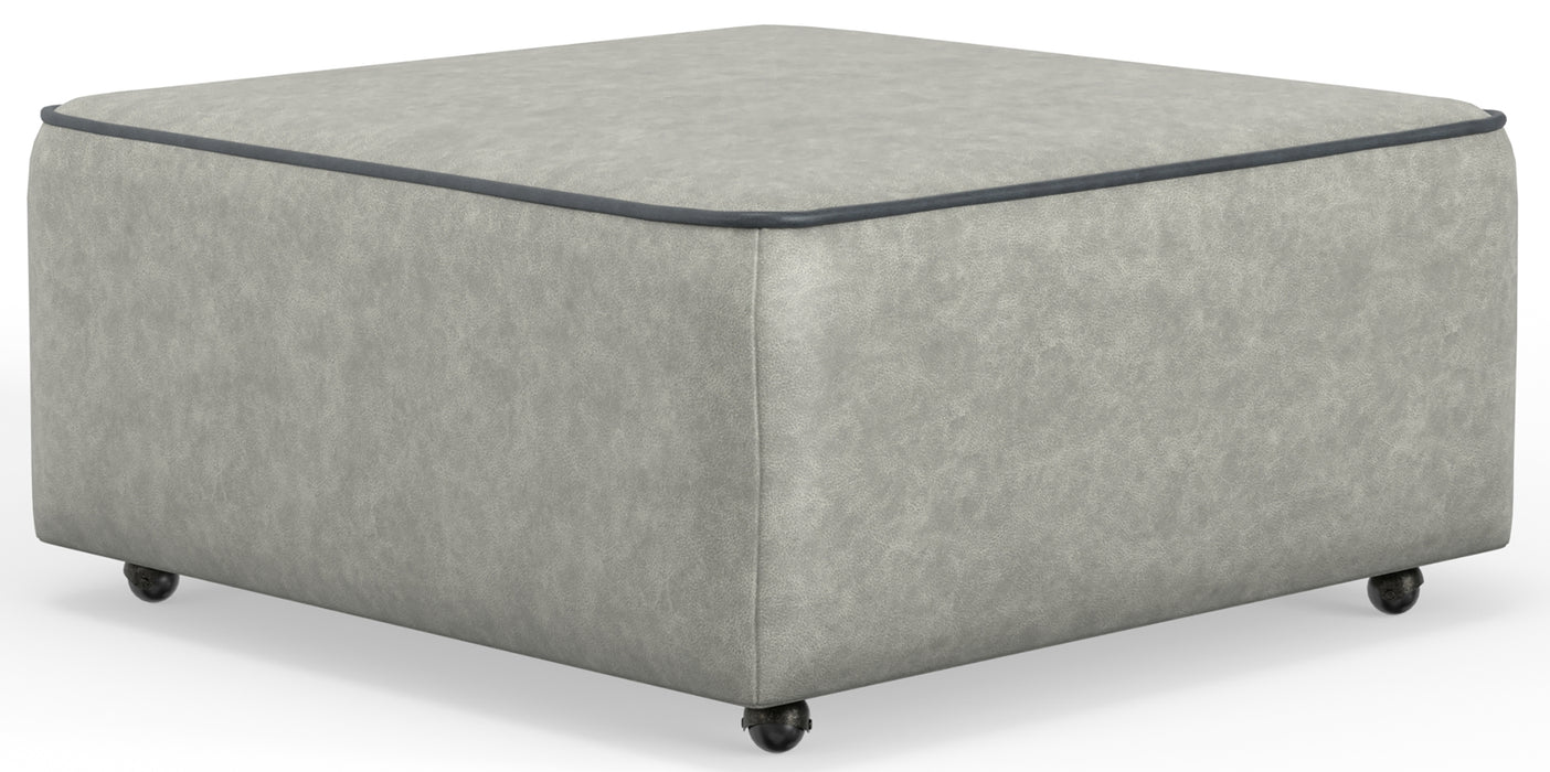 Nico Castered Cocktail Ottoman - Valeri Furniture & Blinds (Appleton, WI)