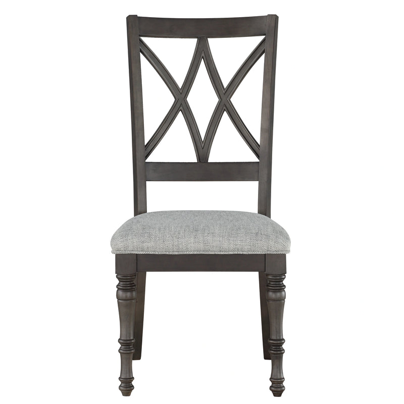 Steve Silver Linnett Side Chair in Slate