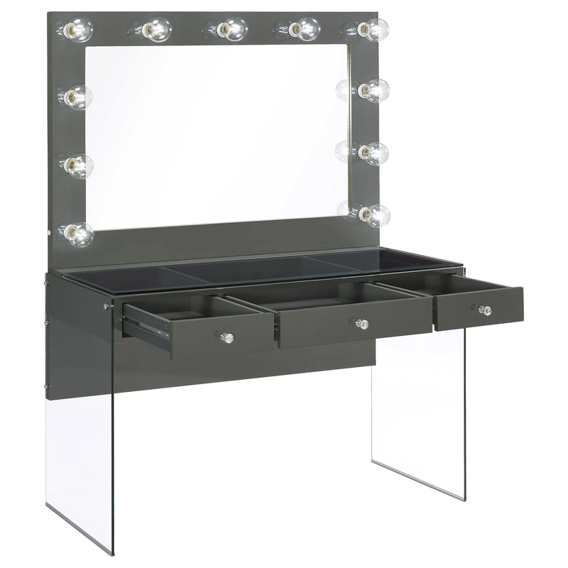 Afshan Makeup Vanity Table with LED Mirror