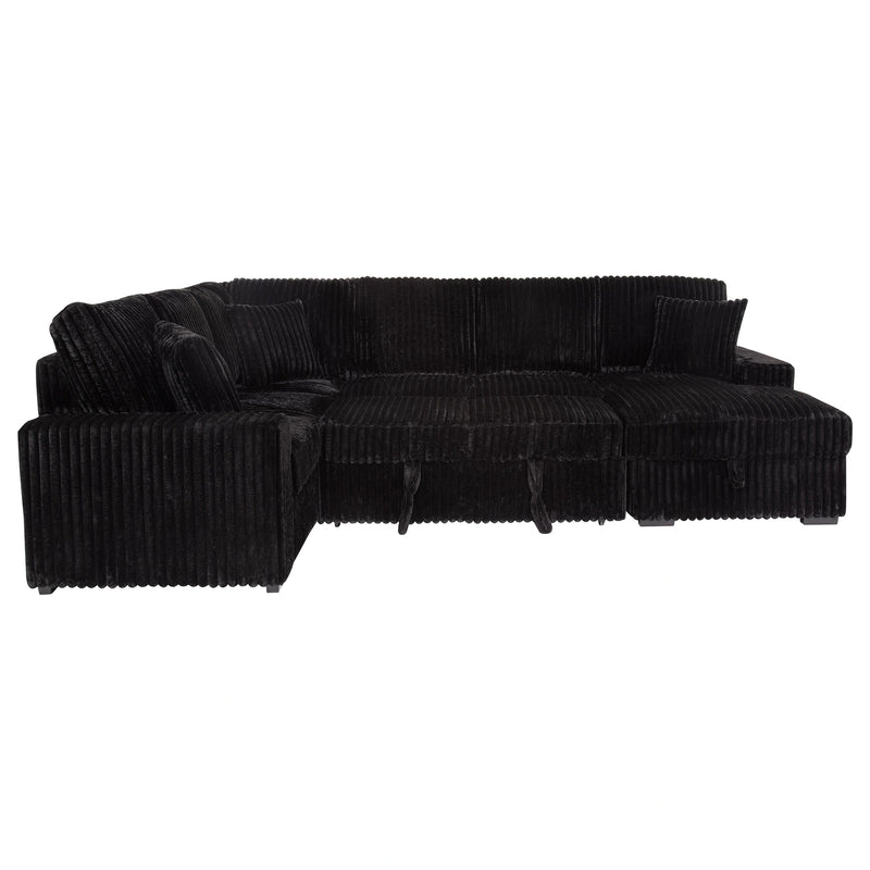 Devonshire Pull-Out Sleeper Sectional Sofa