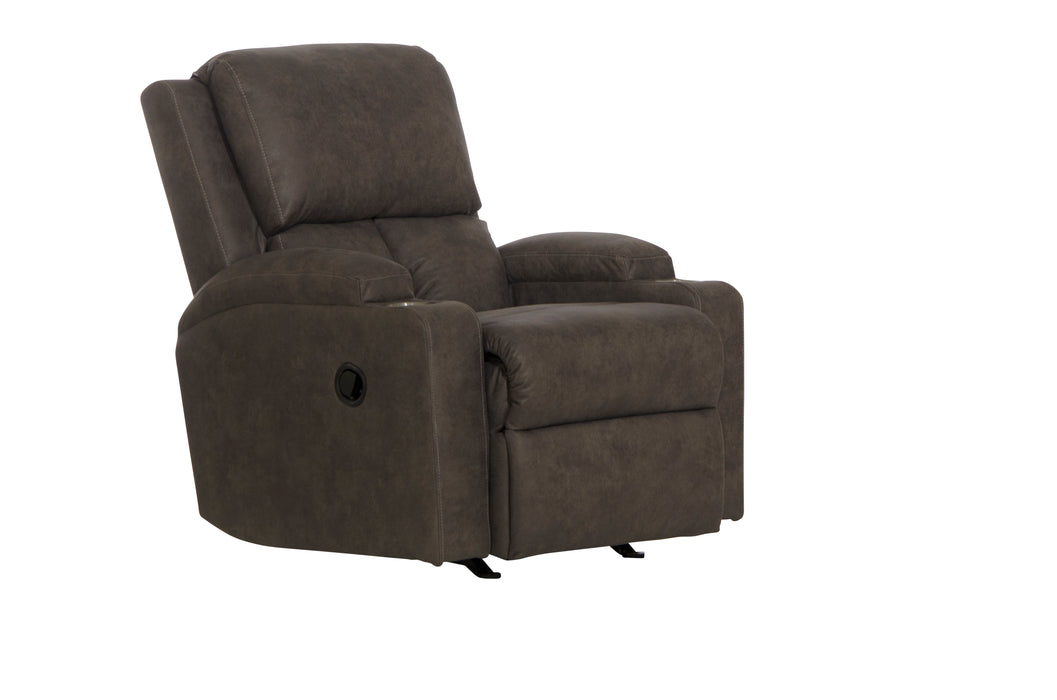 Kyle Rocker Recliner w/dual cupholders - Valeri Furniture & Blinds (Appleton, WI)
