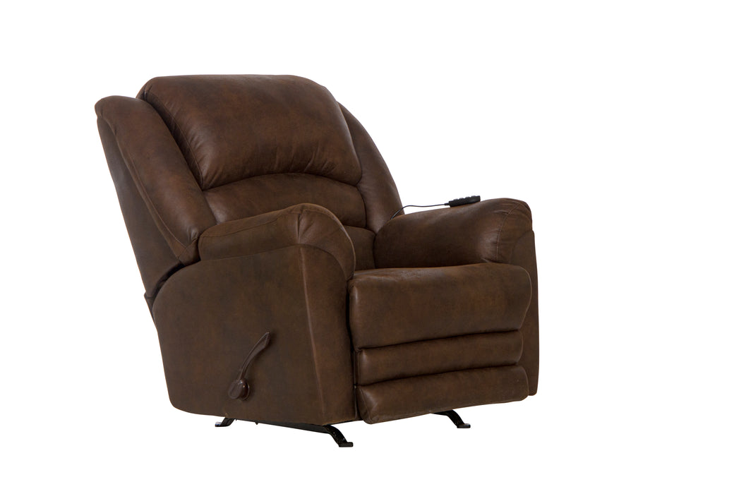 Hayden Chaise Rocker Recl w/Heat/Massage & Oversize Xtra Comfort Footrest - Valeri Furniture & Blinds (Appleton, WI)