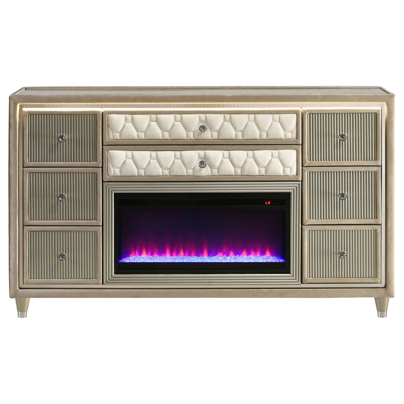 Lorient LED Dresser with Flame Visualizer