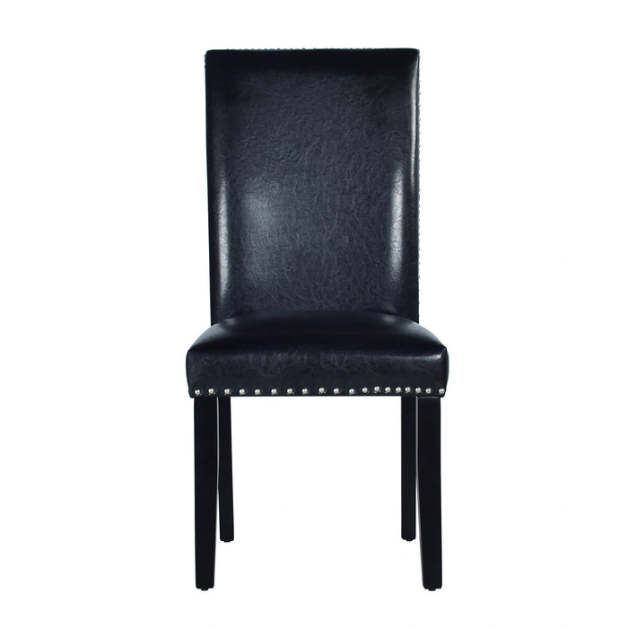 Steve Silver Verano Side Chair in Black (Set of 2)