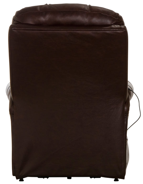 Madison Power Lift Lay Flat Recliner w/Heat & Msg (Italian Leather) - Valeri Furniture & Blinds (Appleton, WI)