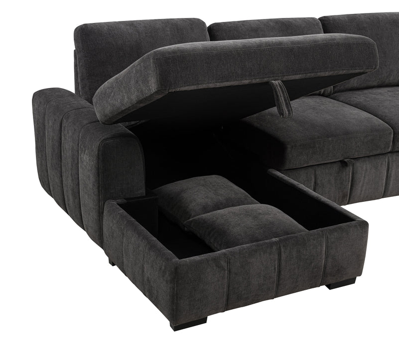 Pastrana Pull-Out Sleeper Sectional Sofa