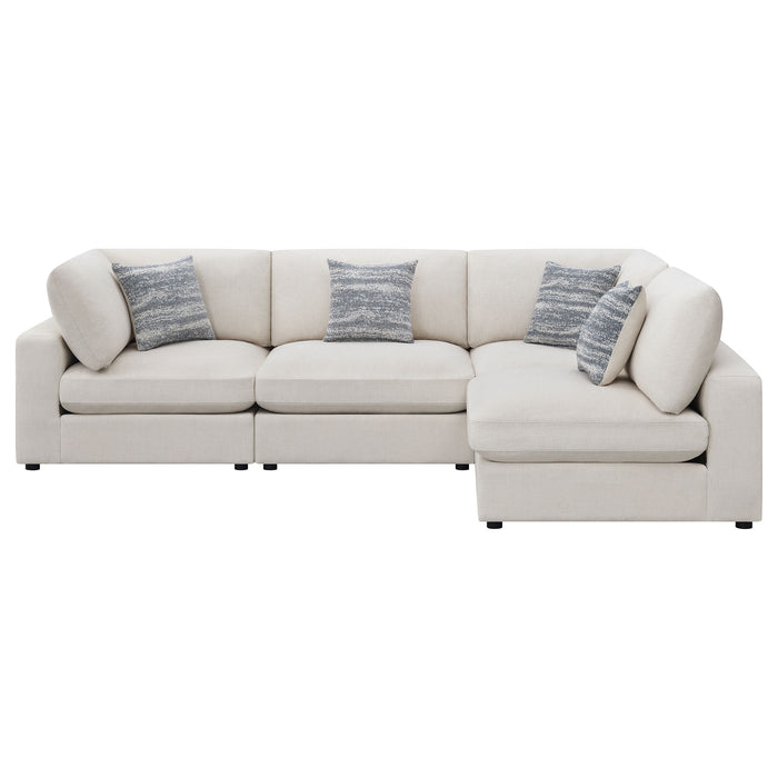 Serene 4 Pc Sectional Beige