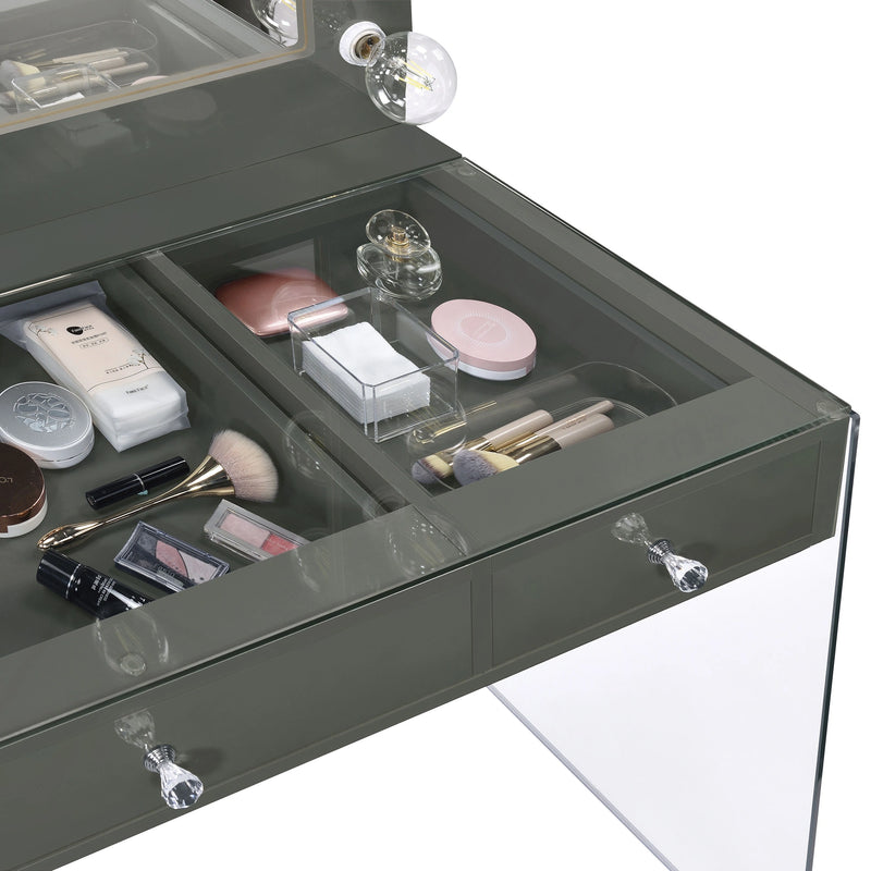 Afshan Makeup Vanity Table with LED Mirror