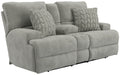 Renaldo Power Lay Flat Recl Console Loveseat w/Zero Gravity - Valeri Furniture & Blinds (Appleton, WI)