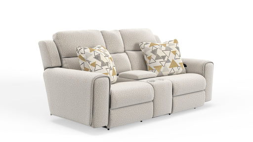 Micah Power Headrest Power Deep Seat Reclining Console Loveseat - Valeri Furniture & Blinds (Appleton, WI)