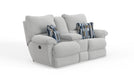 Lenny Power Lay Flat Reclining Console Loveseat - Valeri Furniture & Blinds (Appleton, WI)