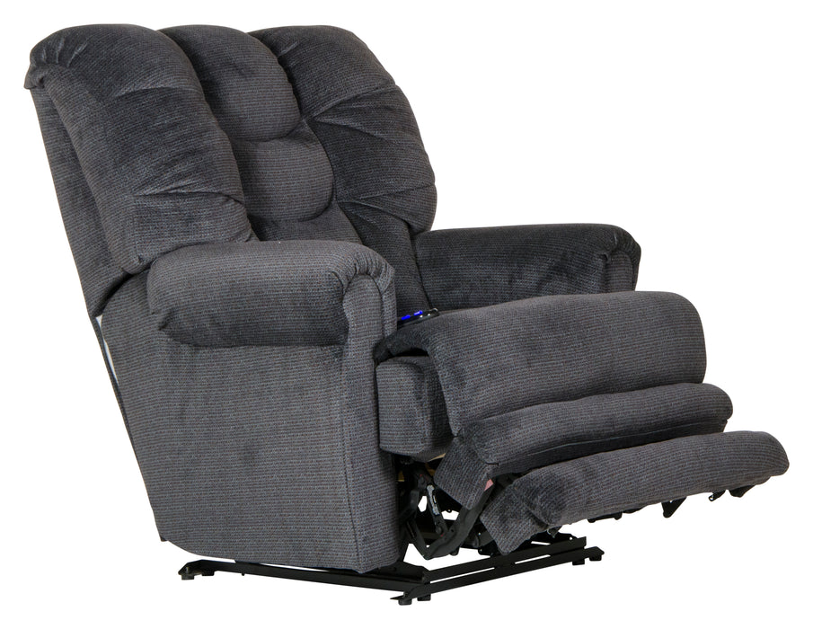 Malone Power "Lay Flat" Recliner w/Ext Otto - Valeri Furniture & Blinds (Appleton, WI)