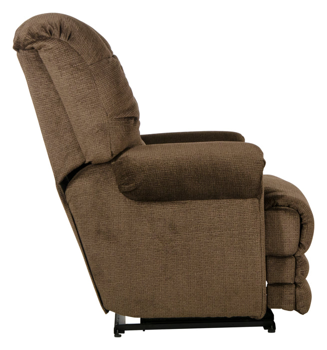 Malone Power "Lay Flat" Recliner w/Ext Otto - Valeri Furniture & Blinds (Appleton, WI)