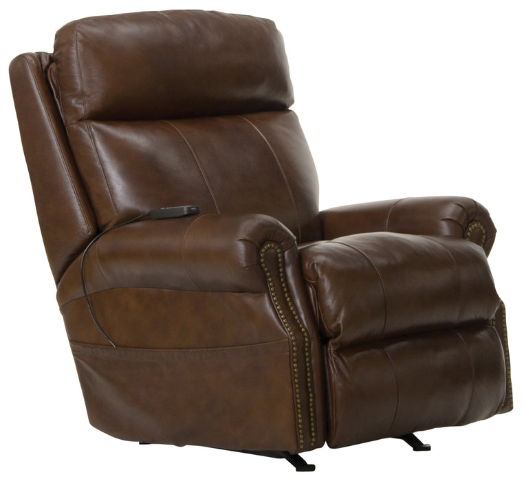 Vito Power Headrest Power Rocker Recl w/CR3 Heat/Massage/Lumbar - Valeri Furniture & Blinds (Appleton, WI)