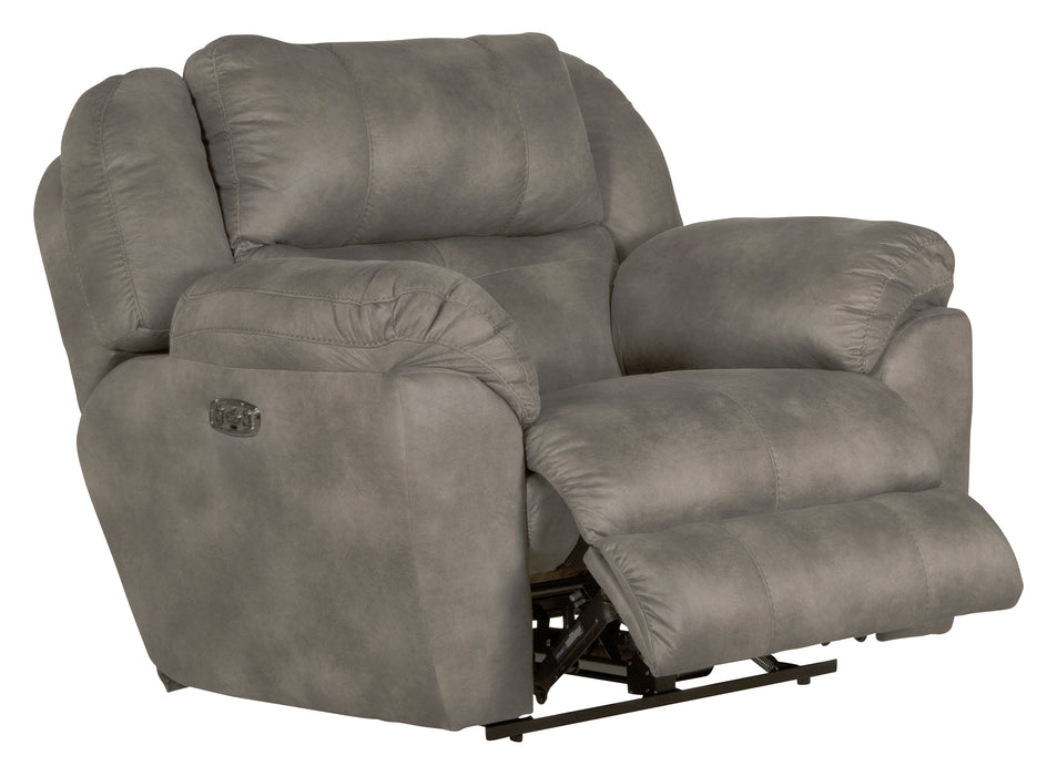 Ferrington Power Headrest w/ Lumbar Power Lay Flat Recliner - Valeri Furniture & Blinds (Appleton, WI)