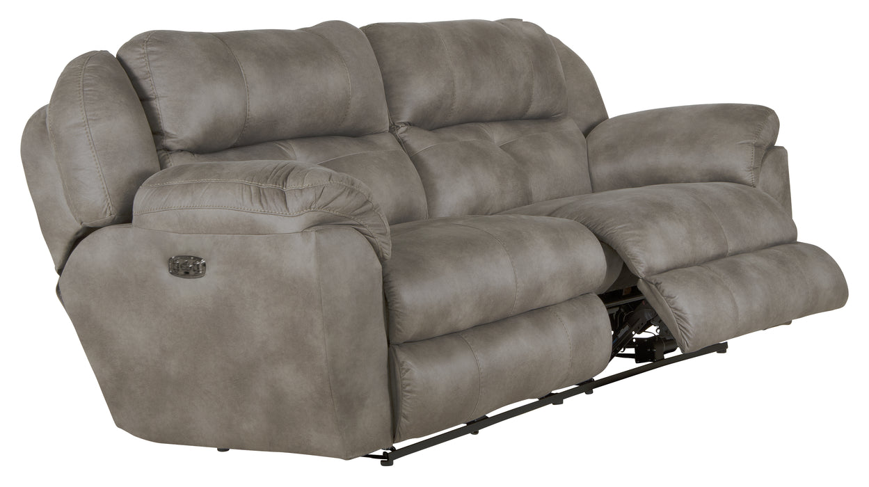 Ferrington Power Headrest w/ Lumbar Power Lay Flat Reclining Sofa - Valeri Furniture & Blinds (Appleton, WI)