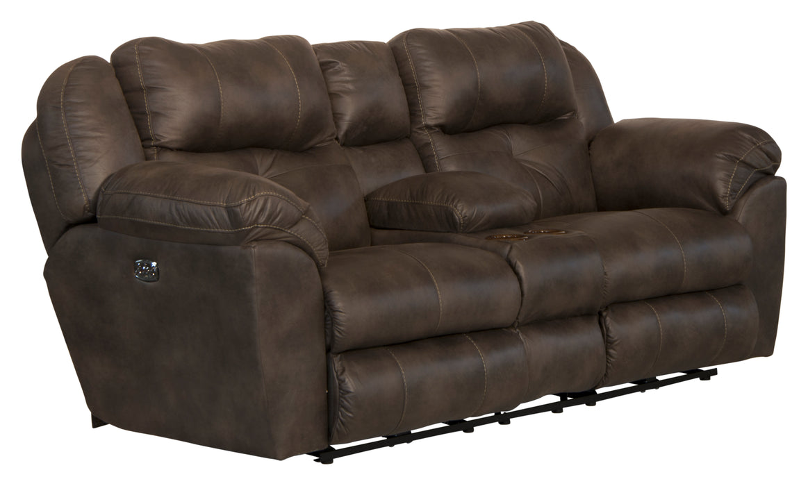 Ferrington Power Headrest w/ Lumbar Power Lay Flat Reclining Loveseat - Valeri Furniture & Blinds (Appleton, WI)