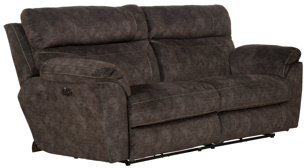 Sedona Power Headrest w/Lumbar Lay Flat Reclining Sofa - Valeri Furniture & Blinds (Appleton, WI)