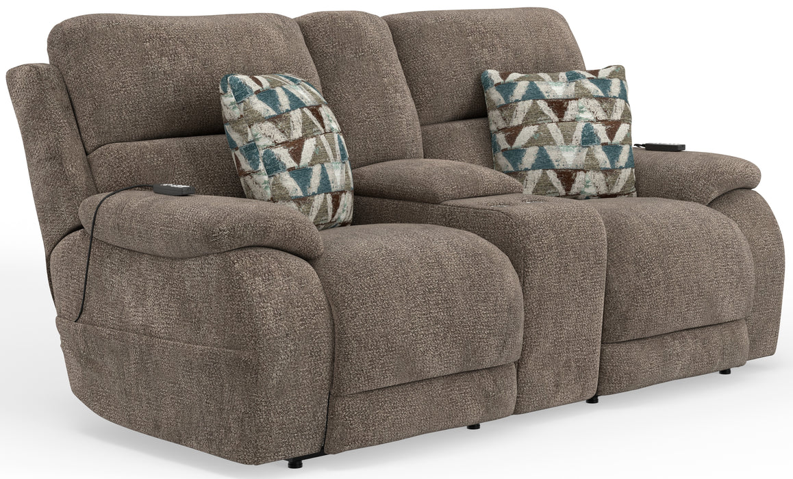 Joya Power Headrest Power Lay Flat Recl Cons Lvst w/CR3 Heat/Massage/Lumbar/ZG - Valeri Furniture & Blinds (Appleton, WI)