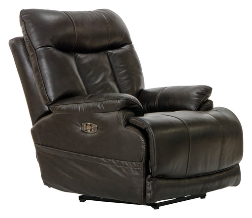 Naples Pwr Headrest w/Lumbar Pwr Lay Flat Recliner w/Ext Ottoman - Valeri Furniture & Blinds (Appleton, WI)