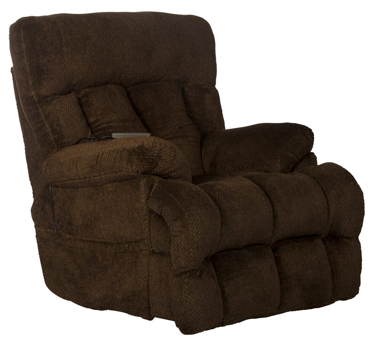 Sterling Pwr Headrest/Lumbar Pwr Lay Flat Recliner w/Heat & Massage - Valeri Furniture & Blinds (Appleton, WI)