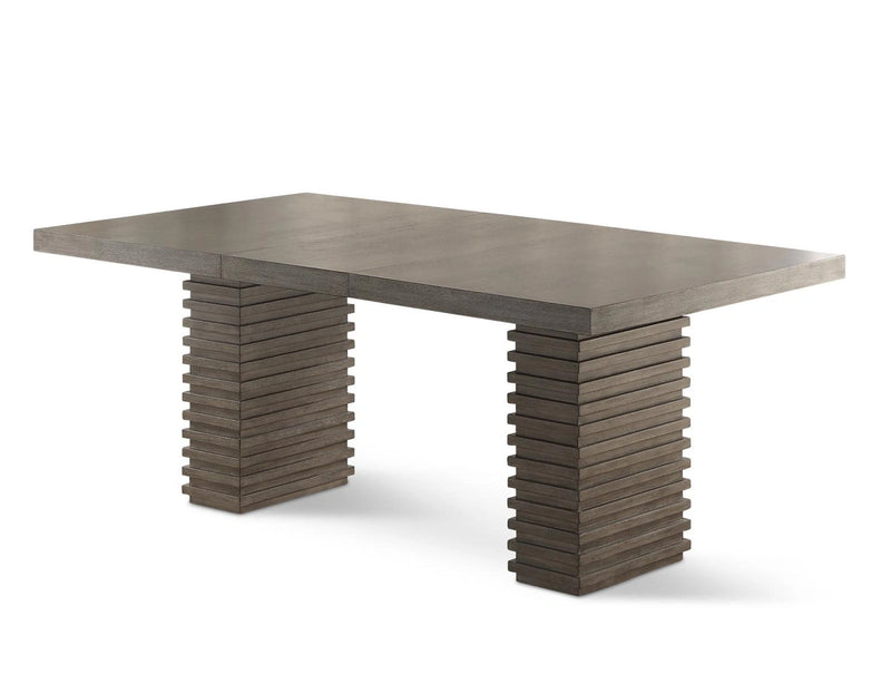 Steve Silver Mila Dining Table in Washed Grey