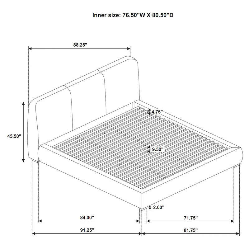 Mokena Panel Platform Bed