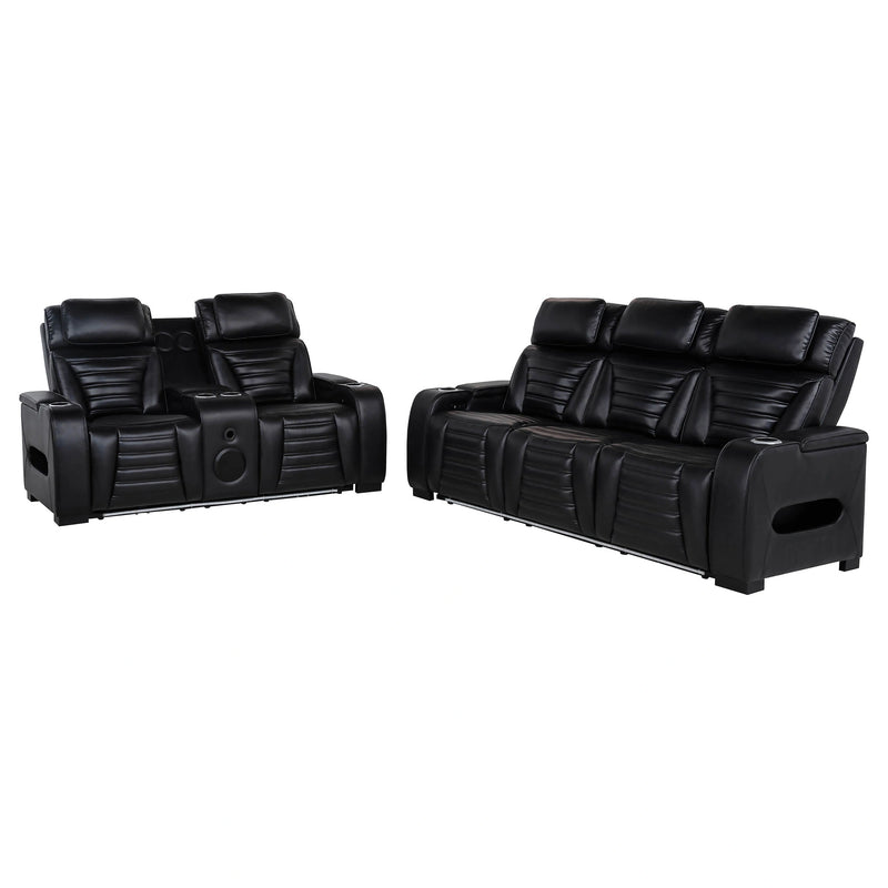 Zuma Dual Power Reclining Sofa Set