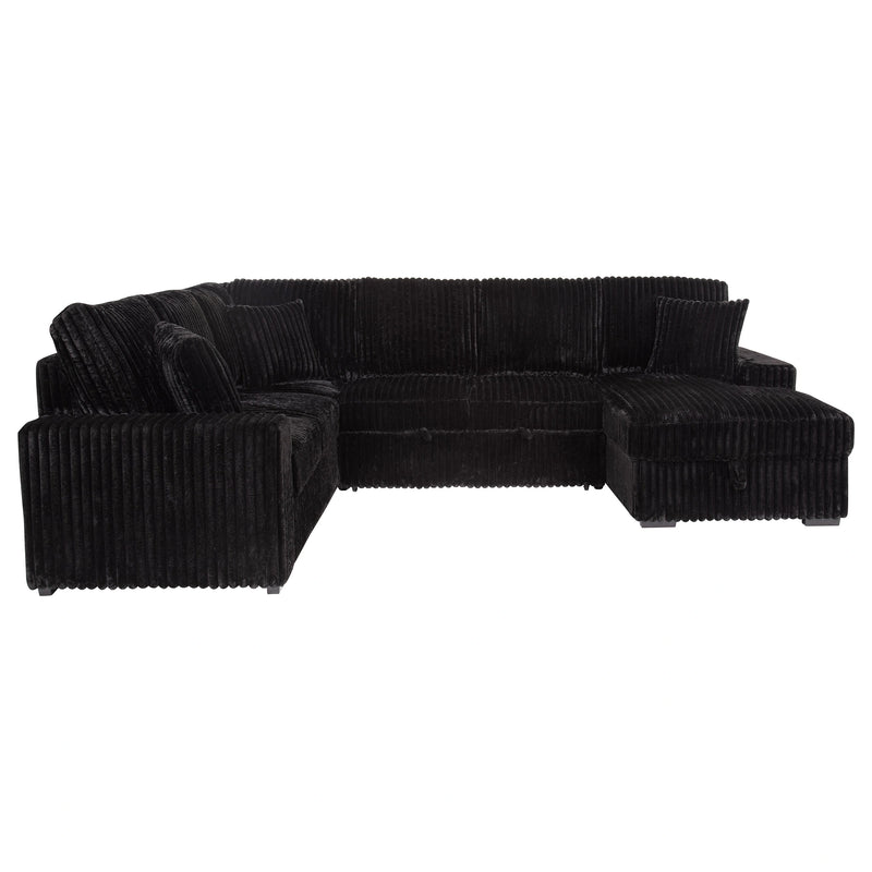 Devonshire Pull-Out Sleeper Sectional Sofa