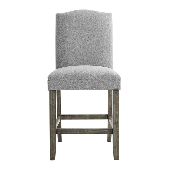 Steve Silver Grayson Counter Chair in Driftwood (Set of 2)