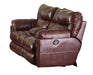 Catnapper Milan Power Lay Flat Reclining Console Loveseat in Walnut 64349 image