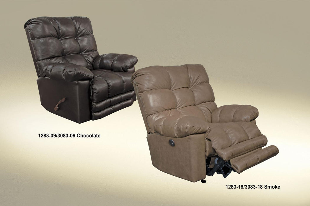 Catnapper Piazza Rocker Recliner in Chocolate 4776-2