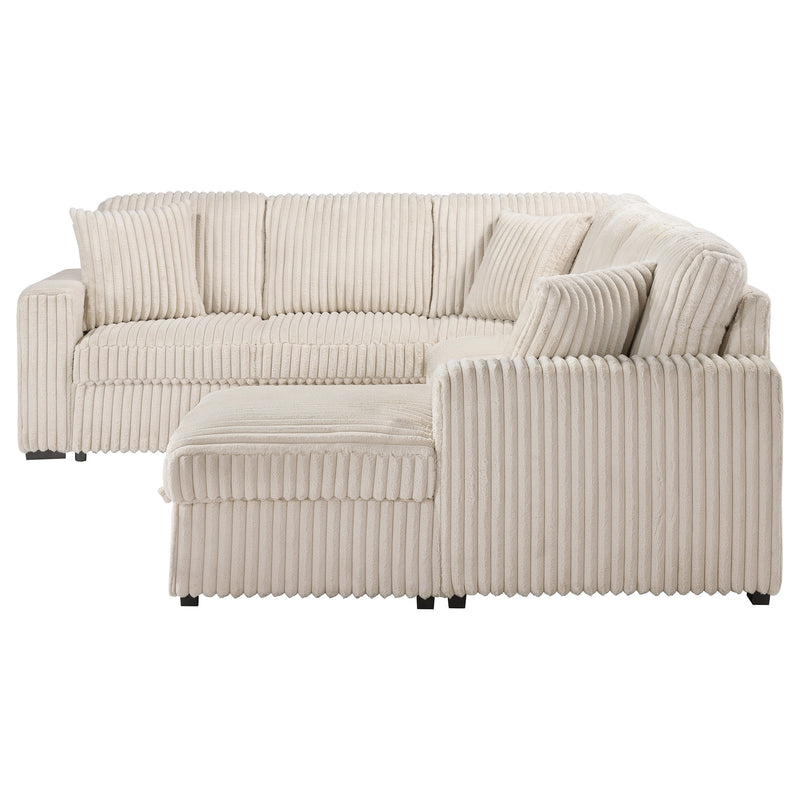 Devonshire Pull-Out Sleeper Sectional Sofa