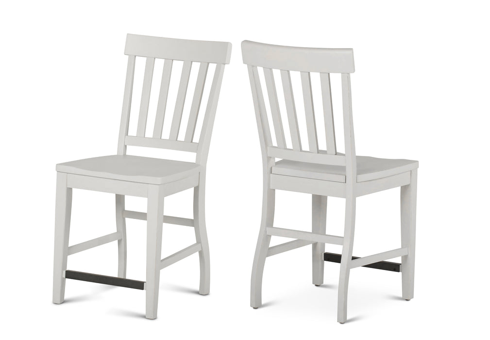Steve Silver Cayla Counter Chair in Antique White (Set of 2) - Valeri Furniture & Blinds (Appleton, WI)