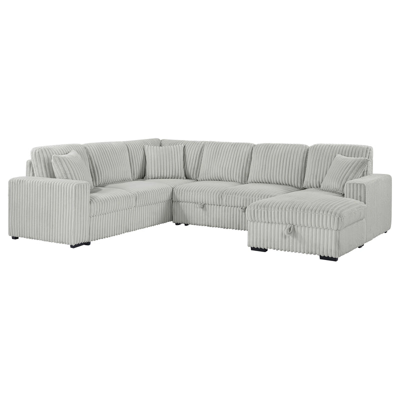 Devonshire Pull-Out Sleeper Sectional Sofa