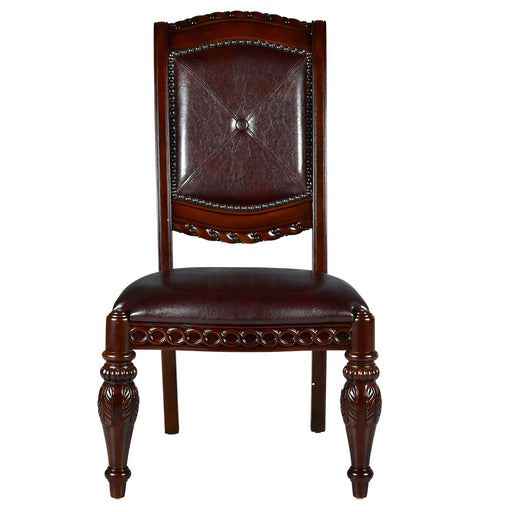 Steve Silver Antoinette Side Chair (Set of 2) in Rich Cherry - Valeri Furniture & Blinds (Appleton, WI)