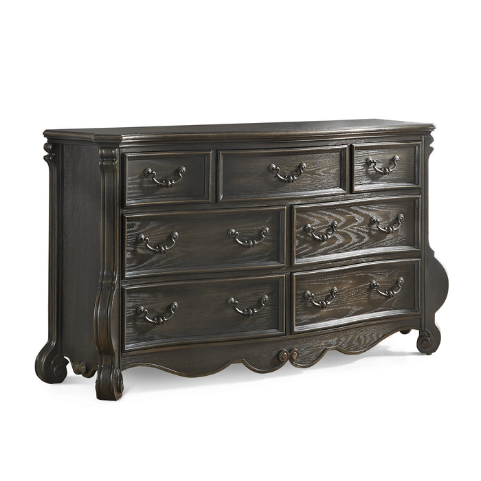 Steve Silver Rhapsody 7 Drawer Dresser in Molasses