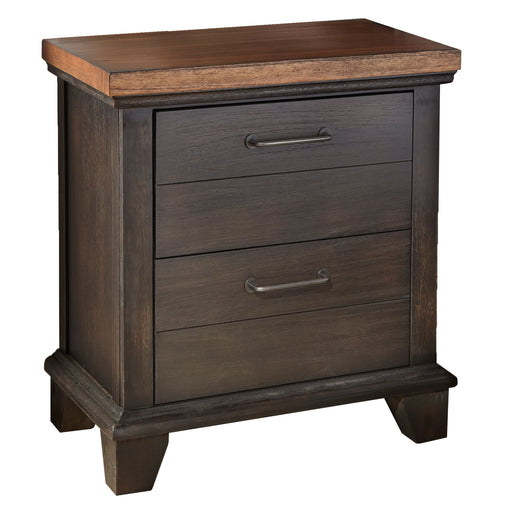 Steve Silver Bear Creek Brown 2 Drawer Nightstand in - Valeri Furniture & Blinds (Appleton, WI)
