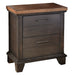 Steve Silver Bear Creek Brown 2 Drawer Nightstand in - Valeri Furniture & Blinds (Appleton, WI)