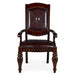 Steve Silver Antoinette Arm Chair (Set of 2) in Rich Cherry - Valeri Furniture & Blinds (Appleton, WI)