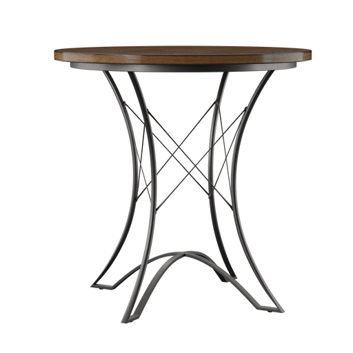 Steve Silver Adele Round Counter Table in Warm Honey - Valeri Furniture & Blinds (Appleton, WI)