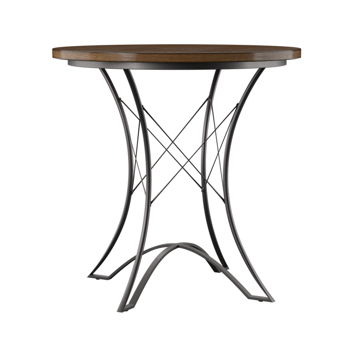 Steve Silver Adele Round Counter Table in Warm Honey - Valeri Furniture & Blinds (Appleton, WI)
